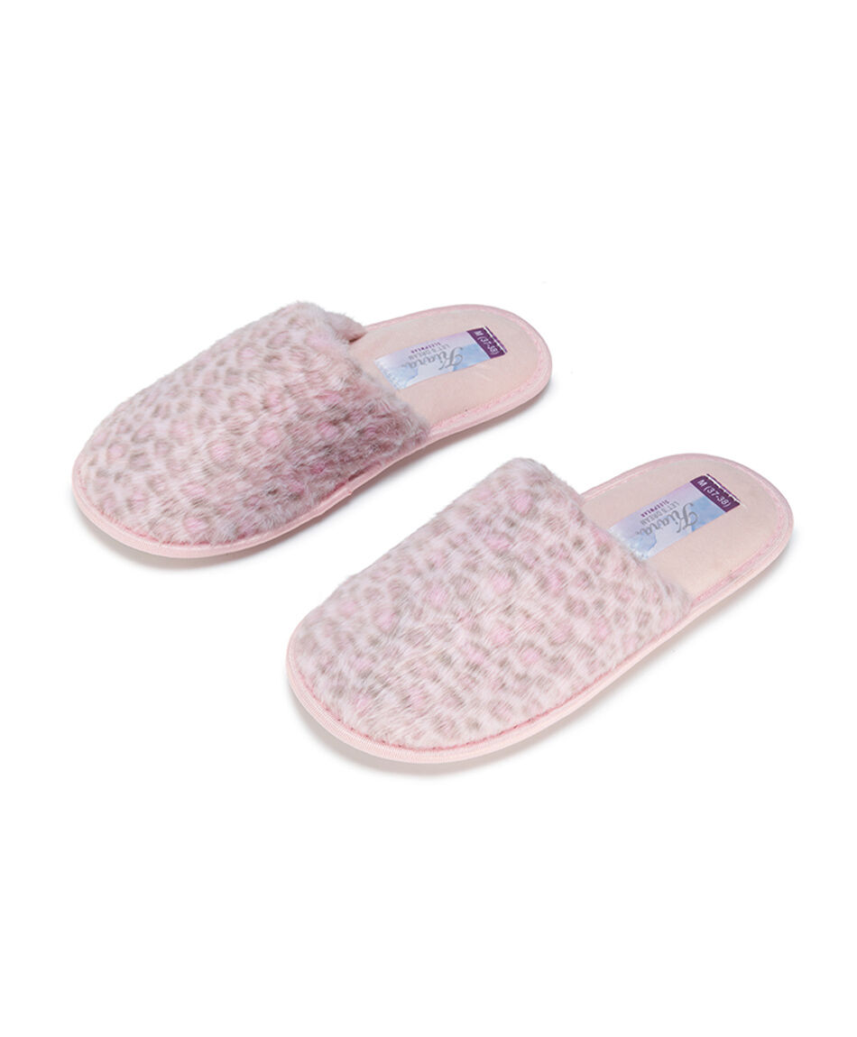 Pantufla mujer animal print