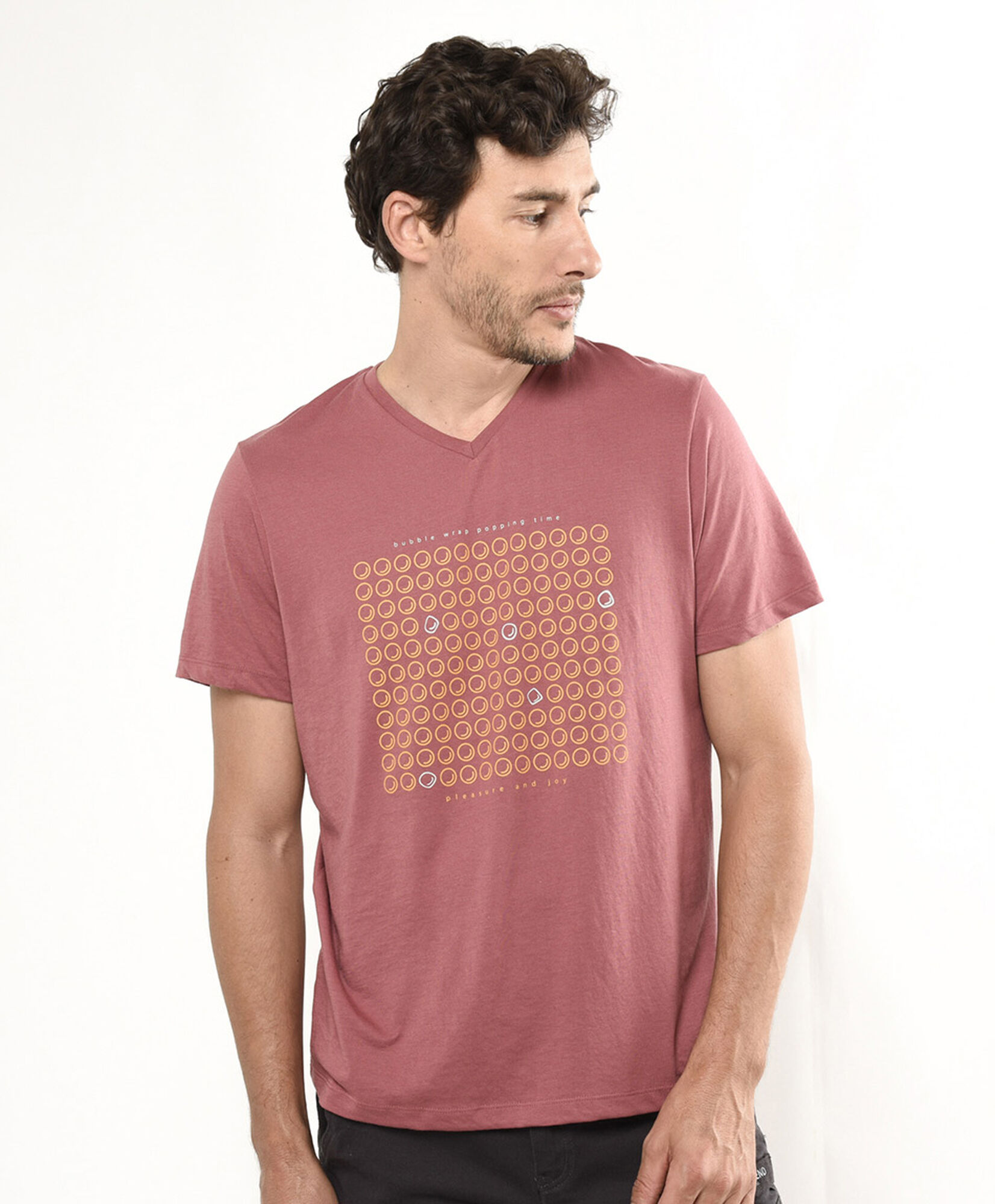 Polera hombre burbujas Polera hombre burbujas