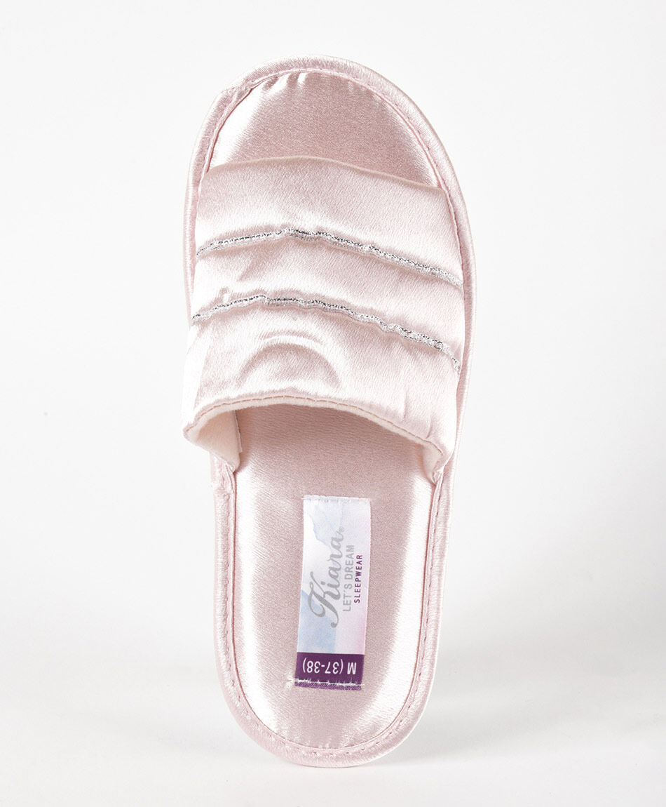 Pantufla mujer brillante