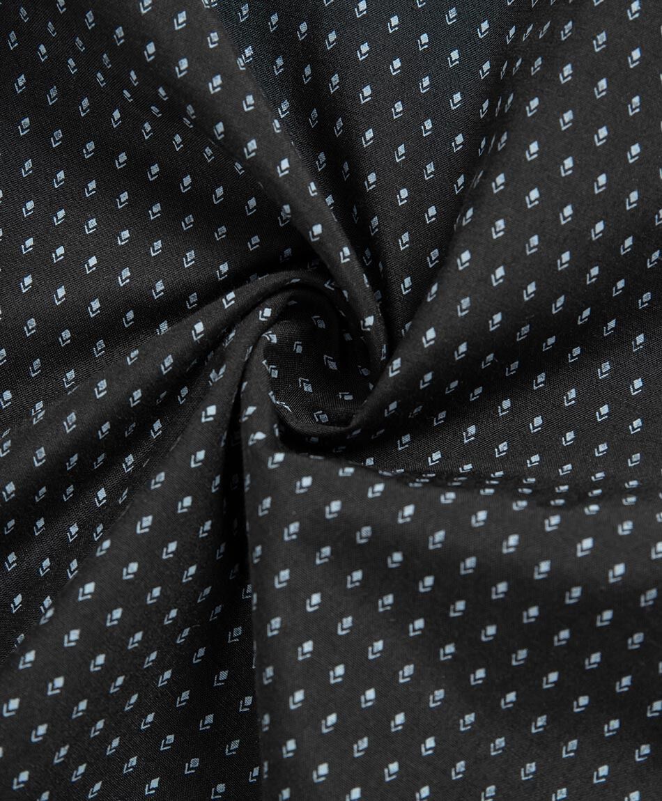 Camisa hombre manga larga micro pixel