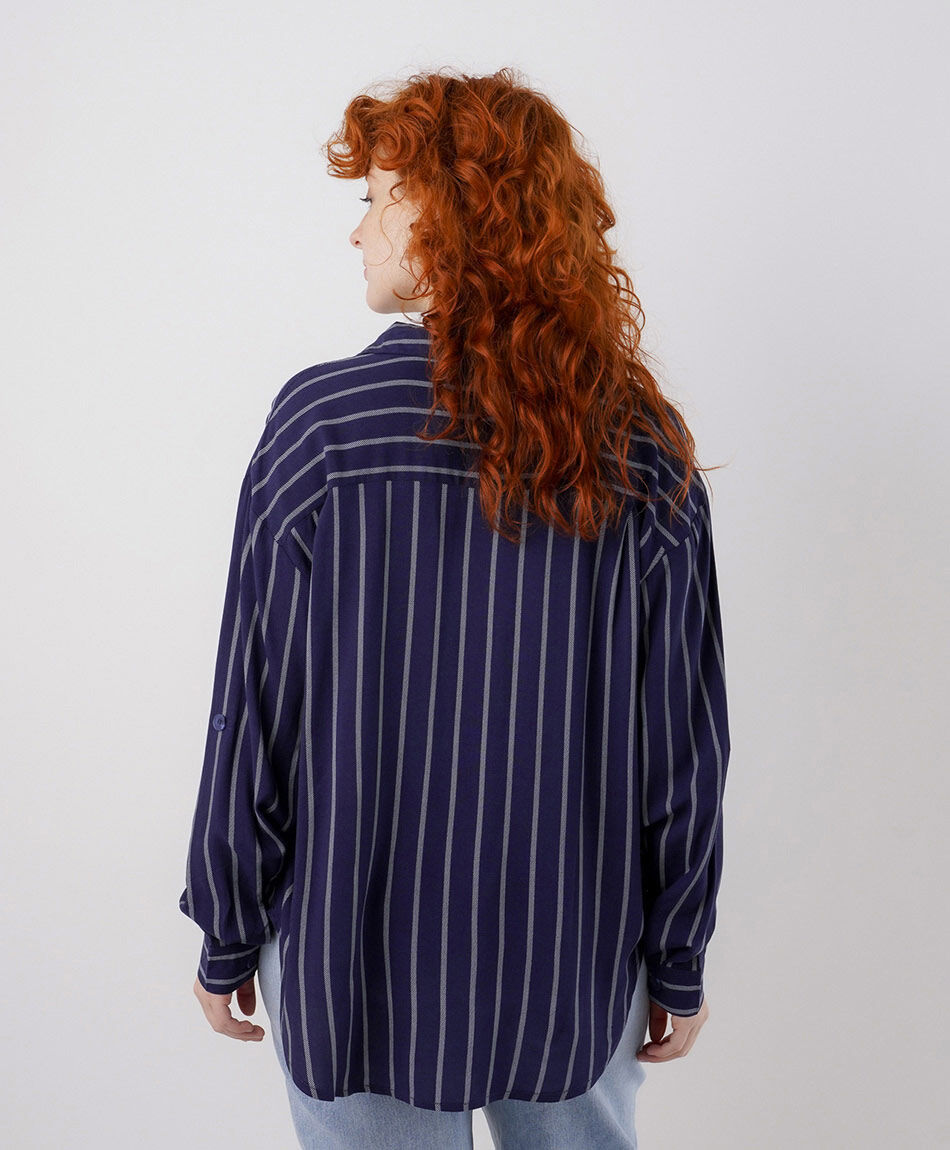 Blusa mujer l&iacute;neas mix