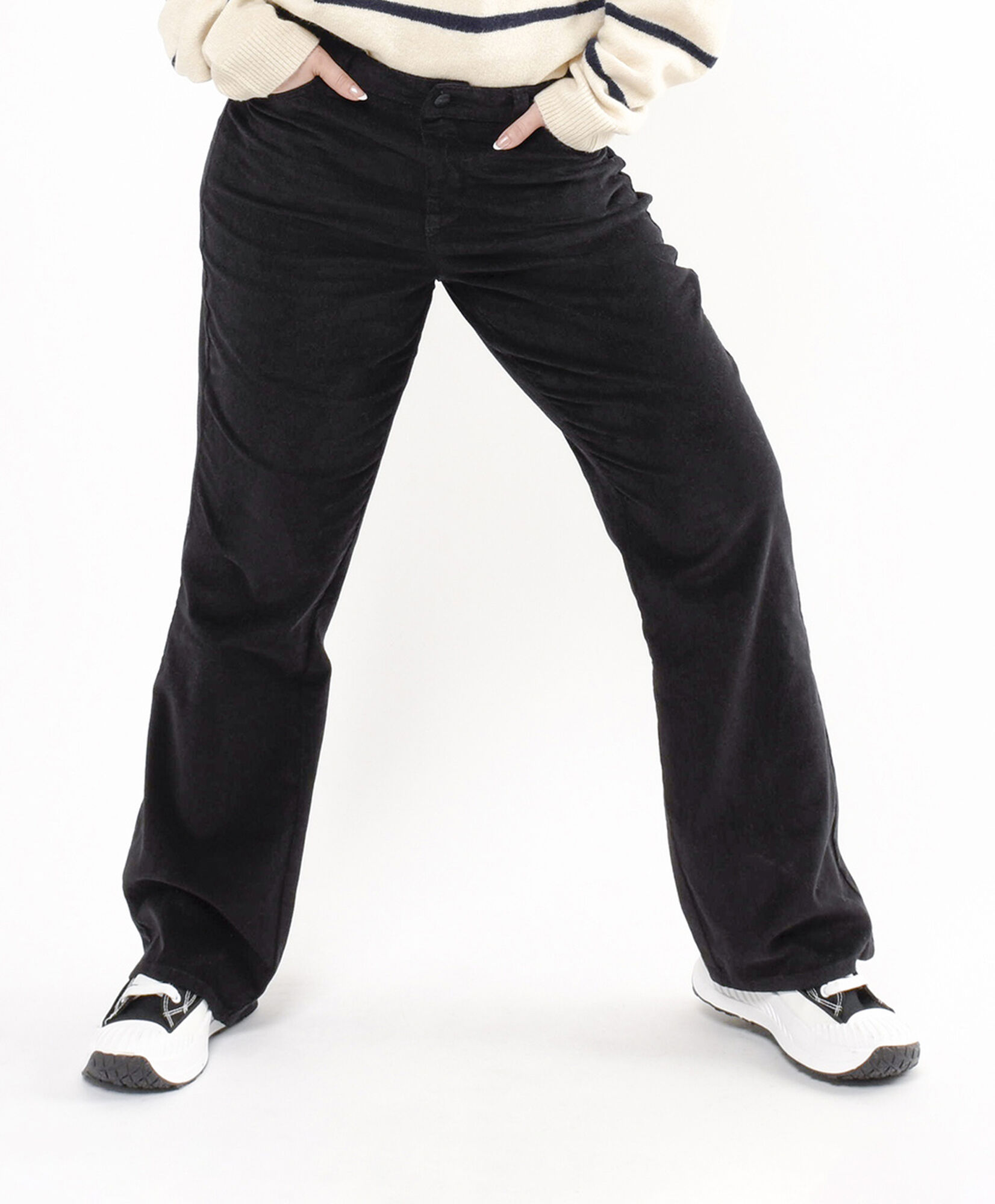 Pantalón mujer corderoy negro Pantalón mujer corderoy negro