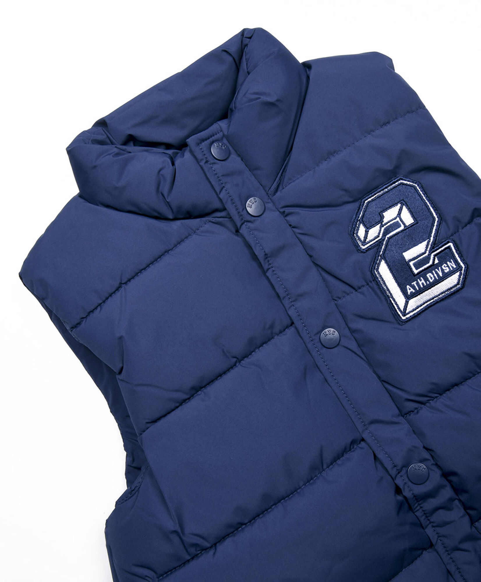 Parka niño sin mangas azul Parka niño sin mangas azul