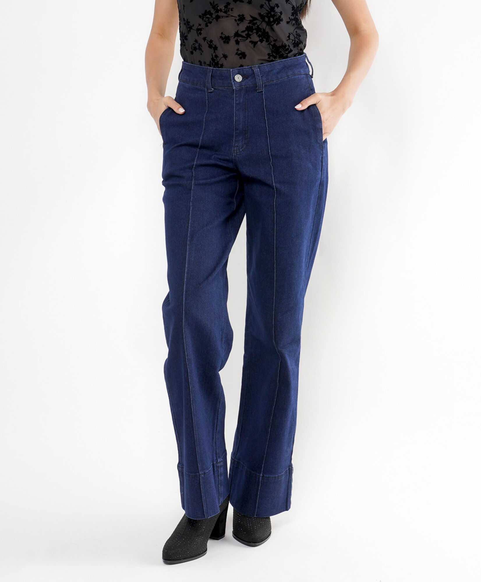 Jeans mujer costura wide Jeans mujer costura wide