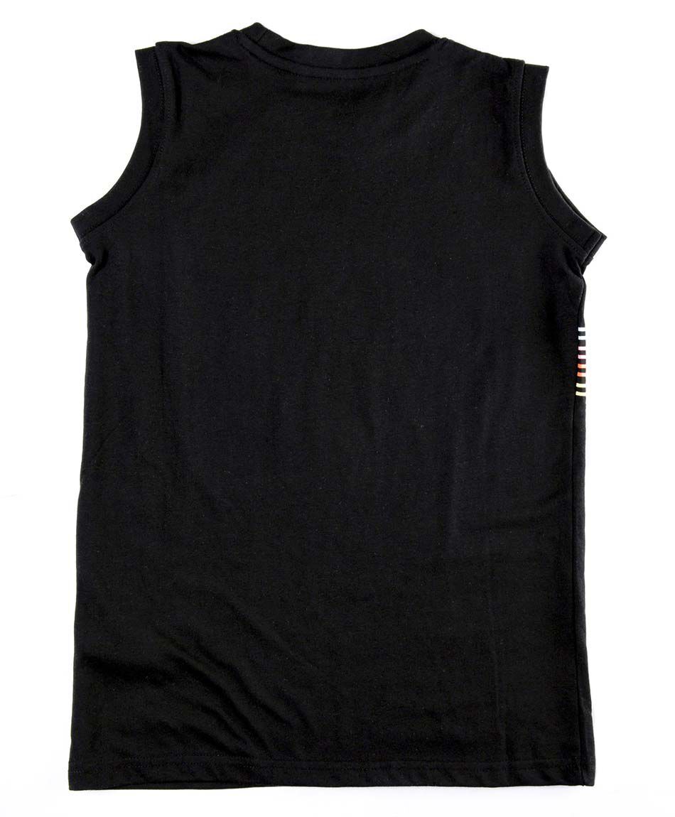 Polera sin mangas cuello redondo
