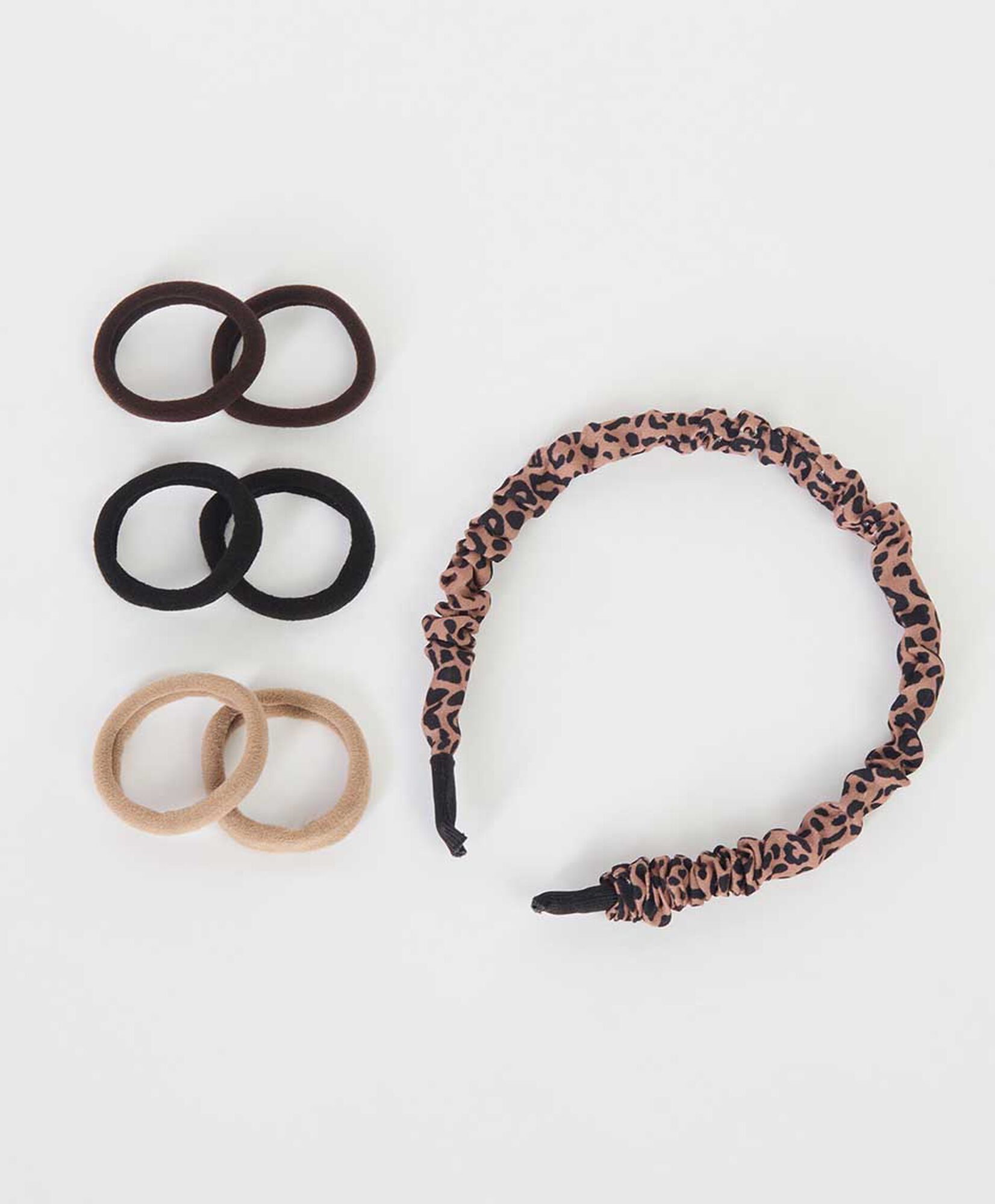 Set cintillo + colets mujer neutros Set cintillo + colets mujer neutros