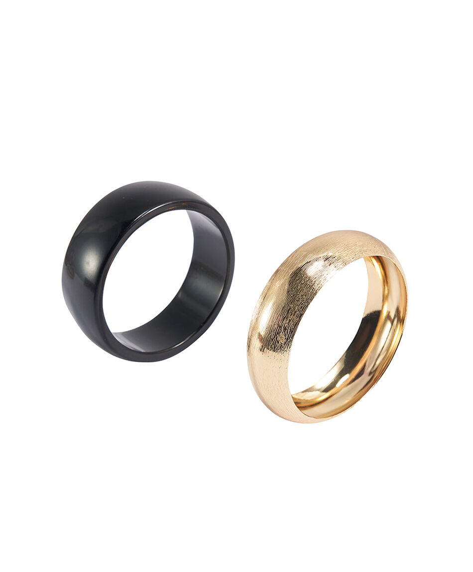 Pulsera mujer gold and black