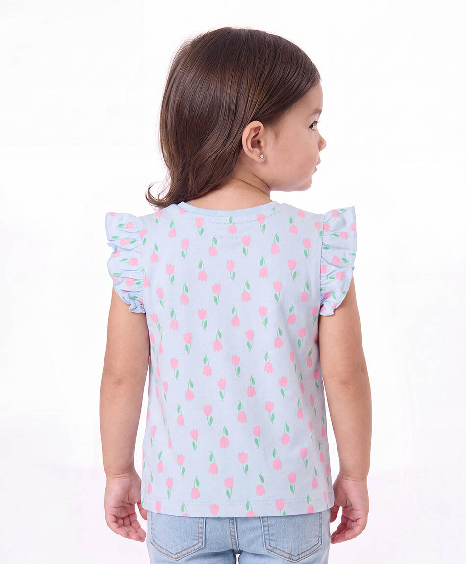 Polera beb&eacute; rosas