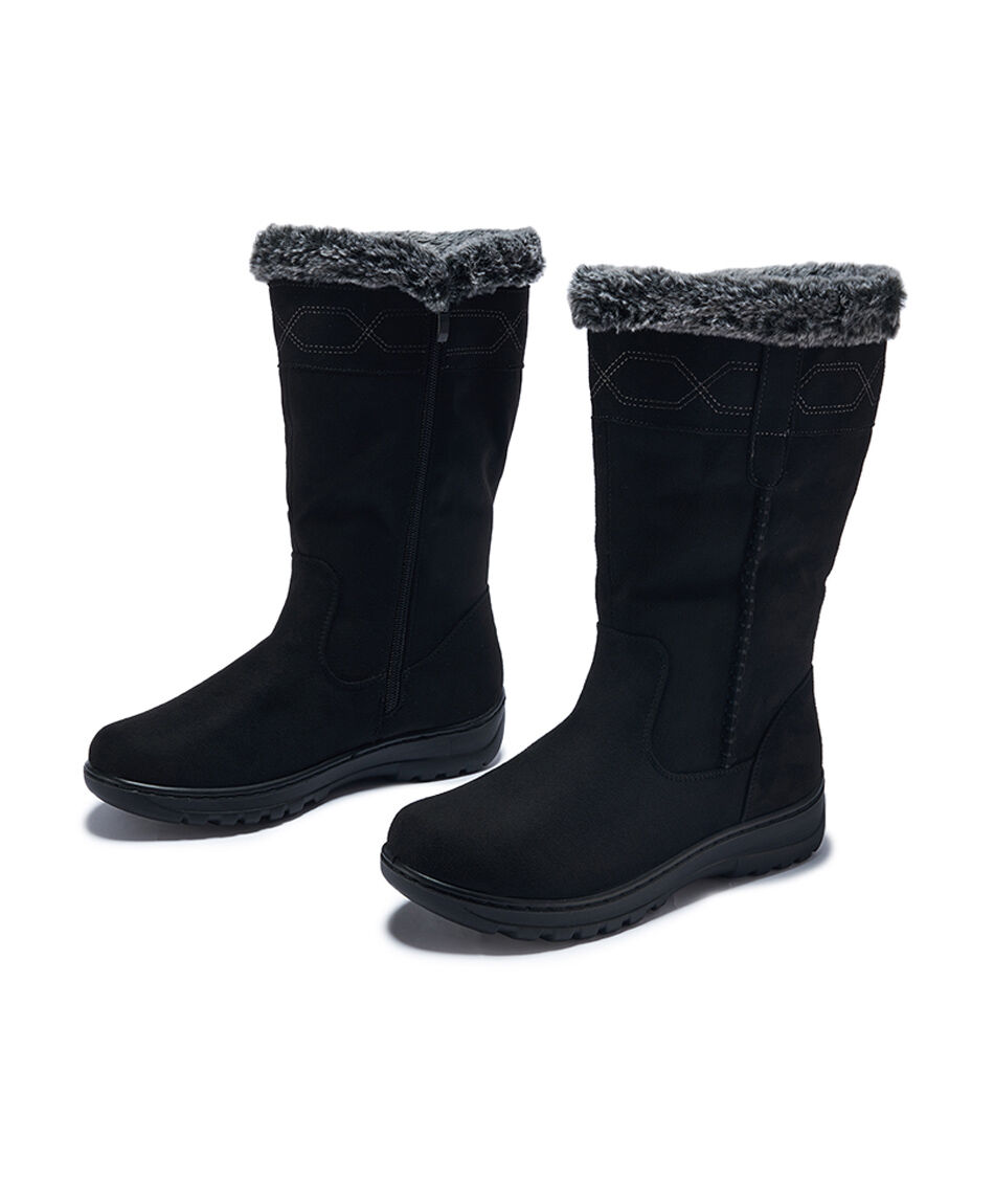 Bota mujer apache larga black