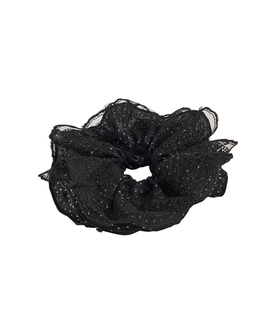 Scrunchie mujer grande encaje