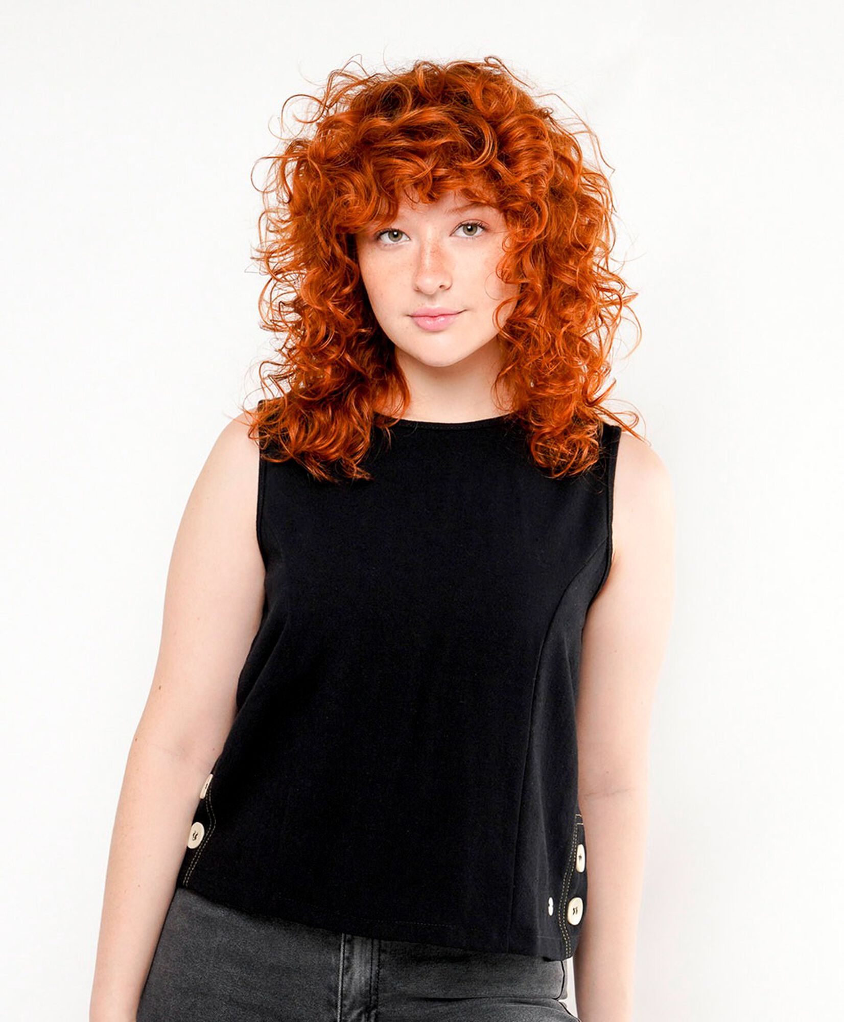 Blusa mujer botón lateral Blusa mujer botón lateral