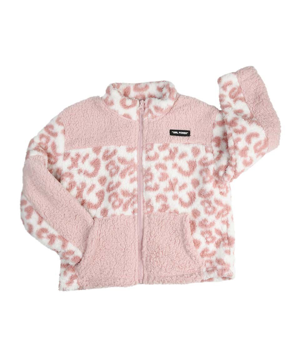 Poler&oacute;n ni&ntilde;a animal print