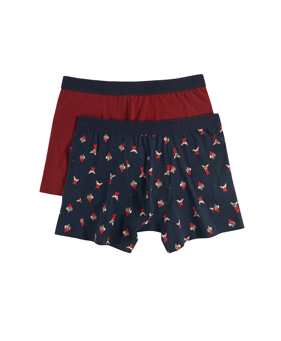 Pack 2 boxer hombre perritos