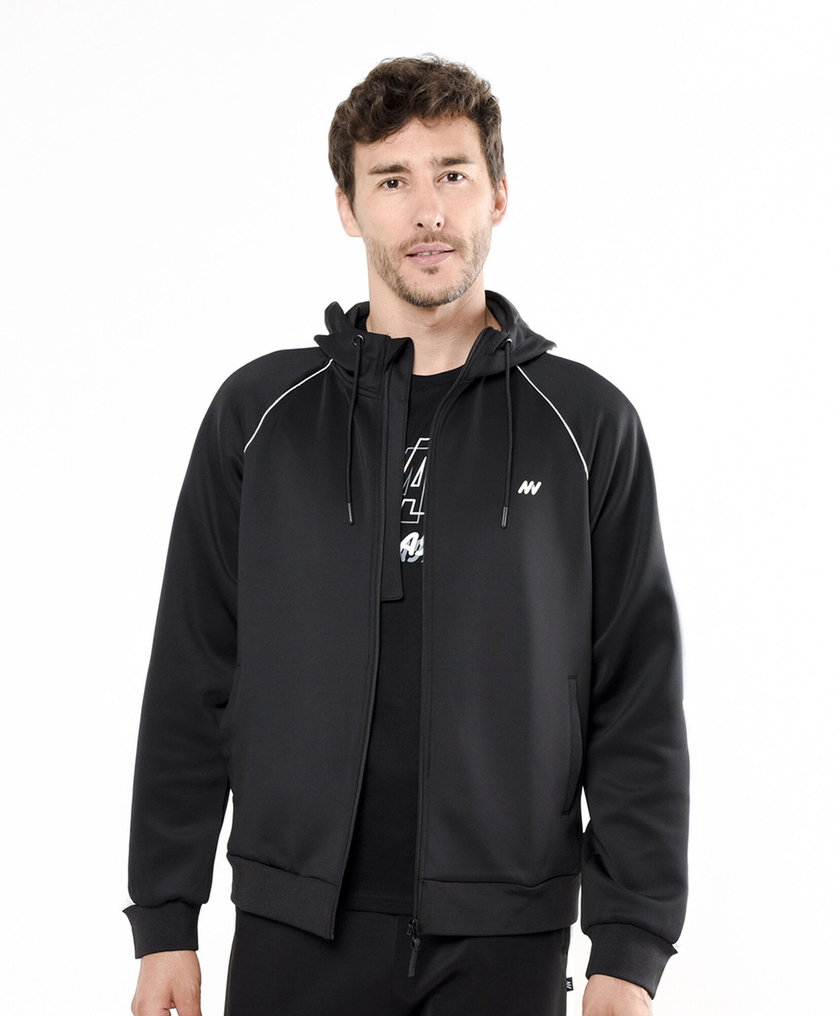 Polerón deportivo hombre piping Polerón deportivo hombre piping