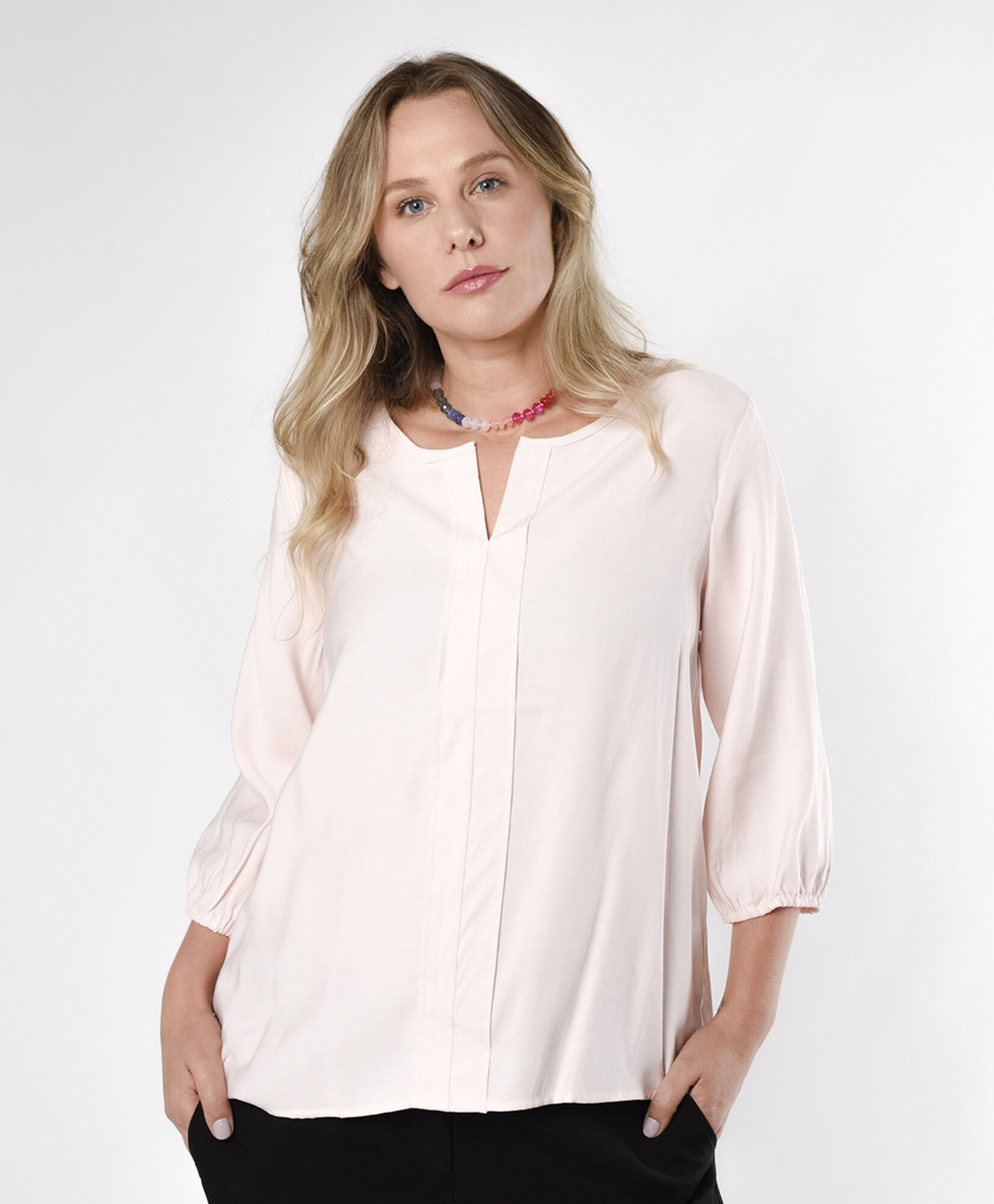 Blusa mujer costuras frontales Blusa mujer costuras frontales