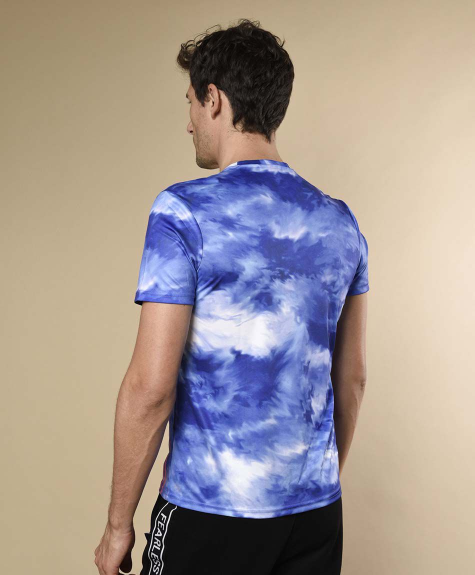 Polera deportiva manga corta cuello redondo