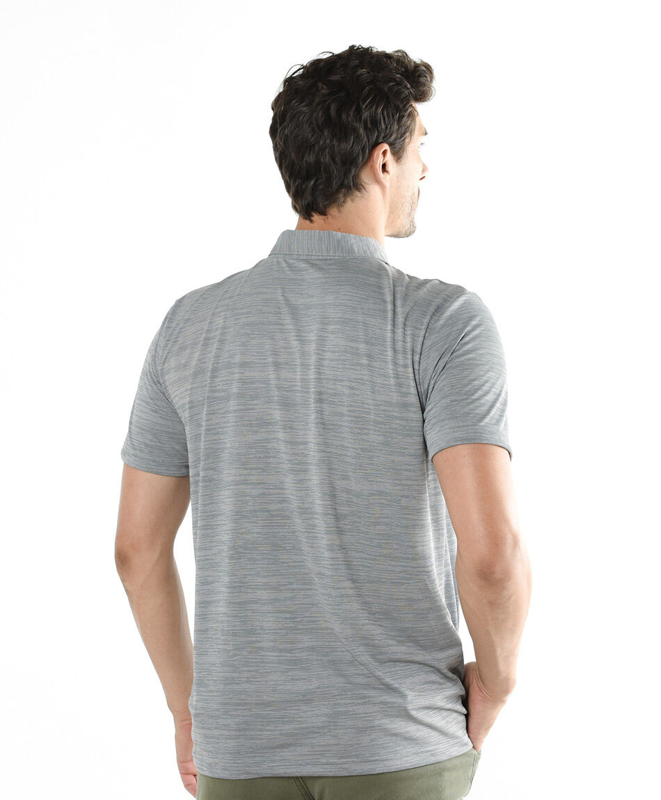 Polera hombre botones cuello piqu&eacute;