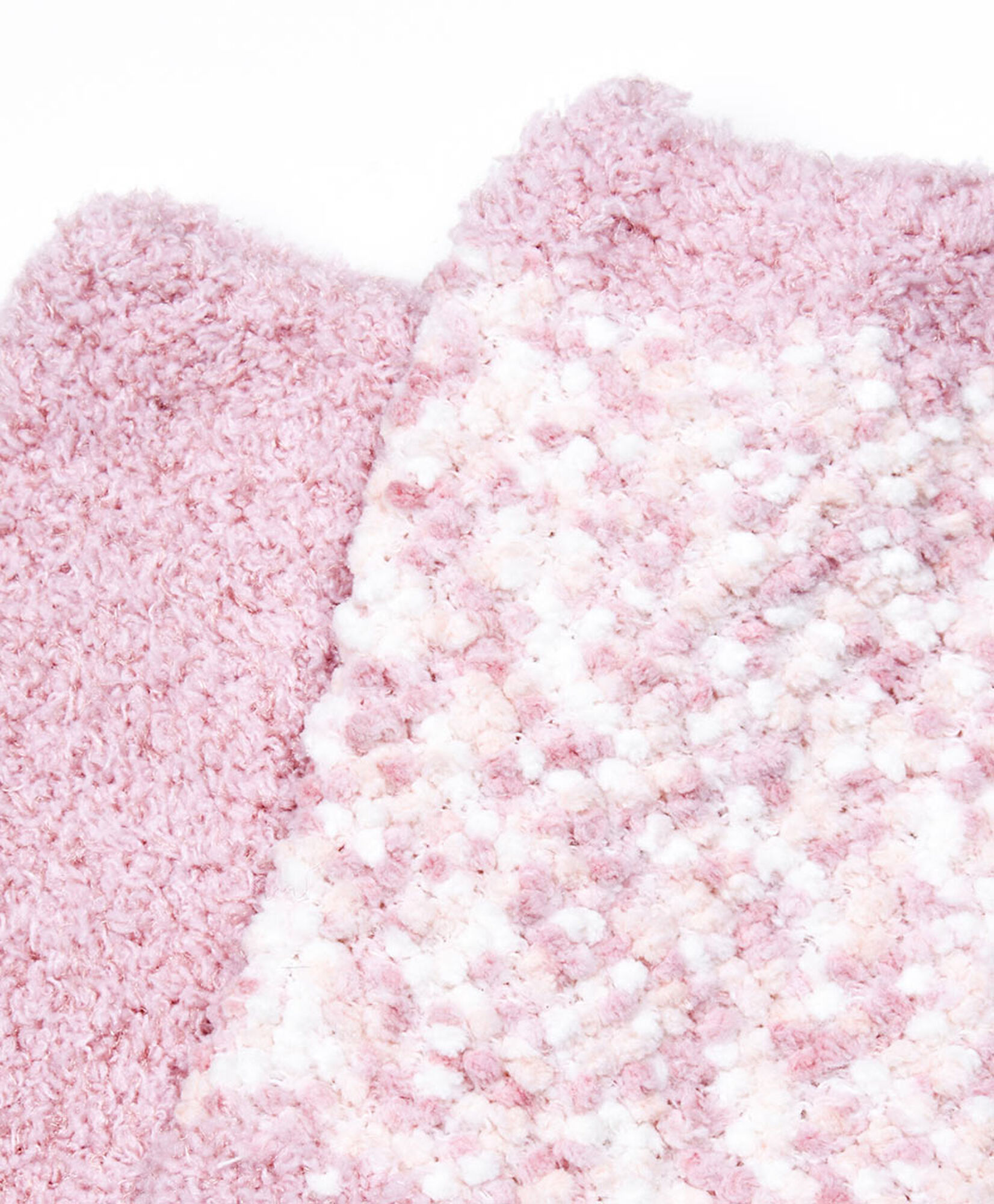 Pack 2 calcetines mujer gruesos rosados Pack 2 calcetines mujer gruesos rosados