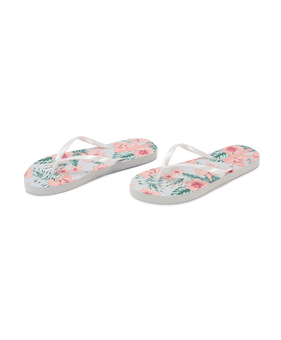 Hawaiana mujer print flores