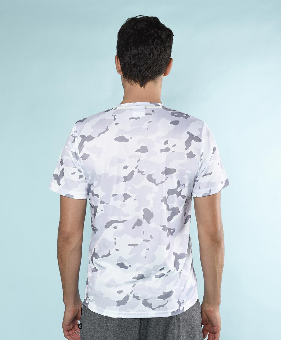 Polera deportiva manga corta cuello redondo