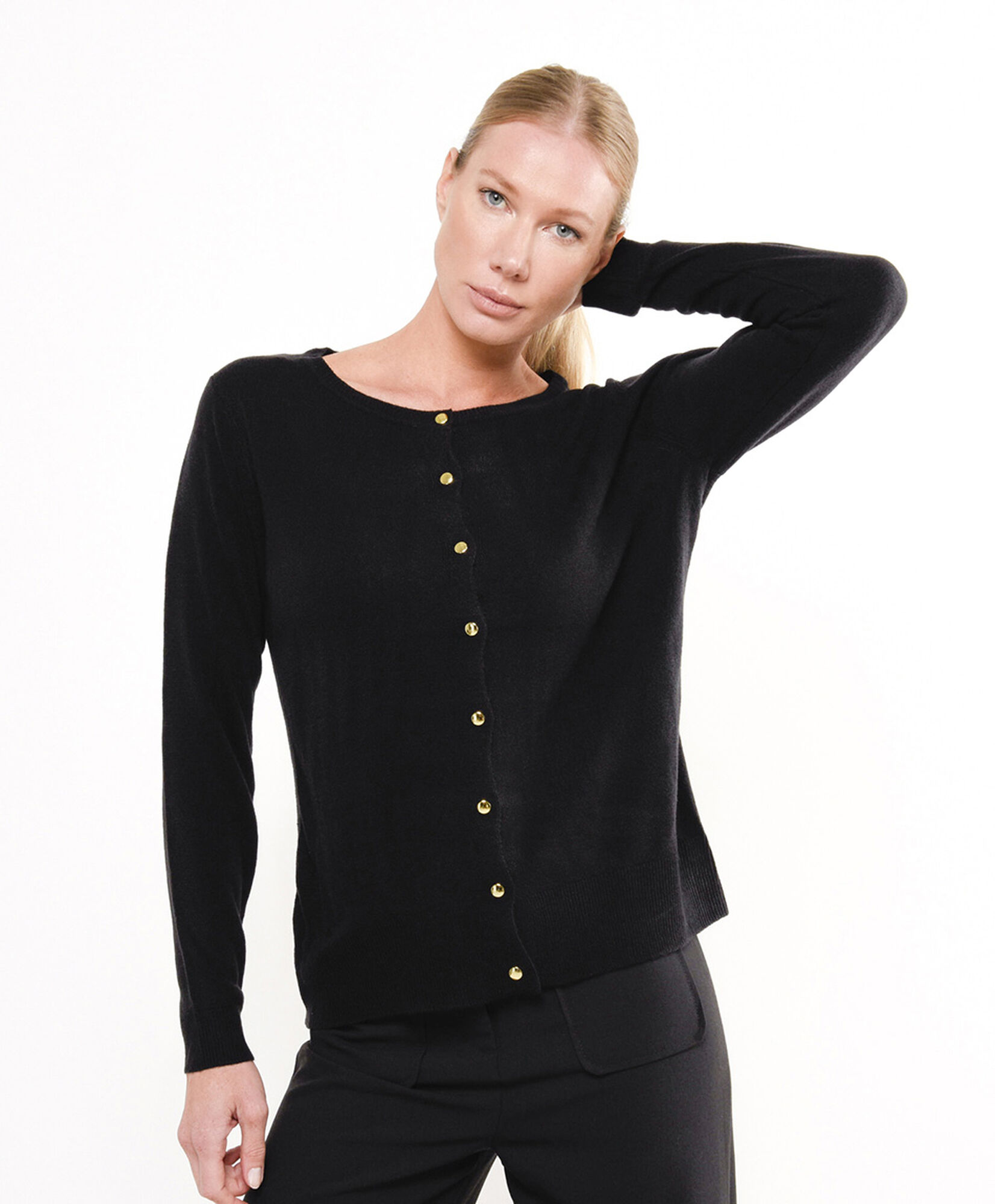 Cardigan mujer básico botones Cardigan mujer básico botones