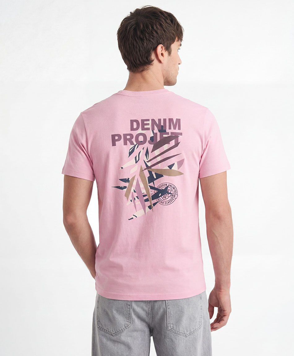 Polera hombre estampado denim project