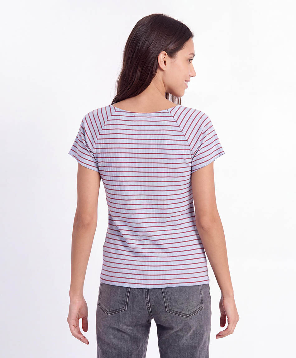 Poleras mujer rayas contraste