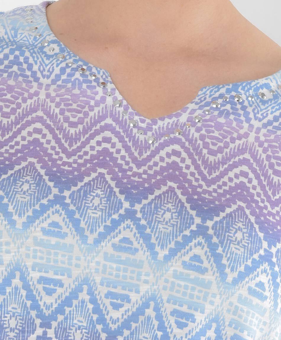 Polera mujer zigzag
