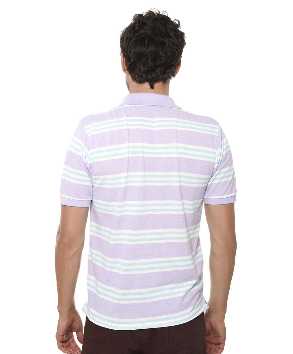 Polera polo rayas