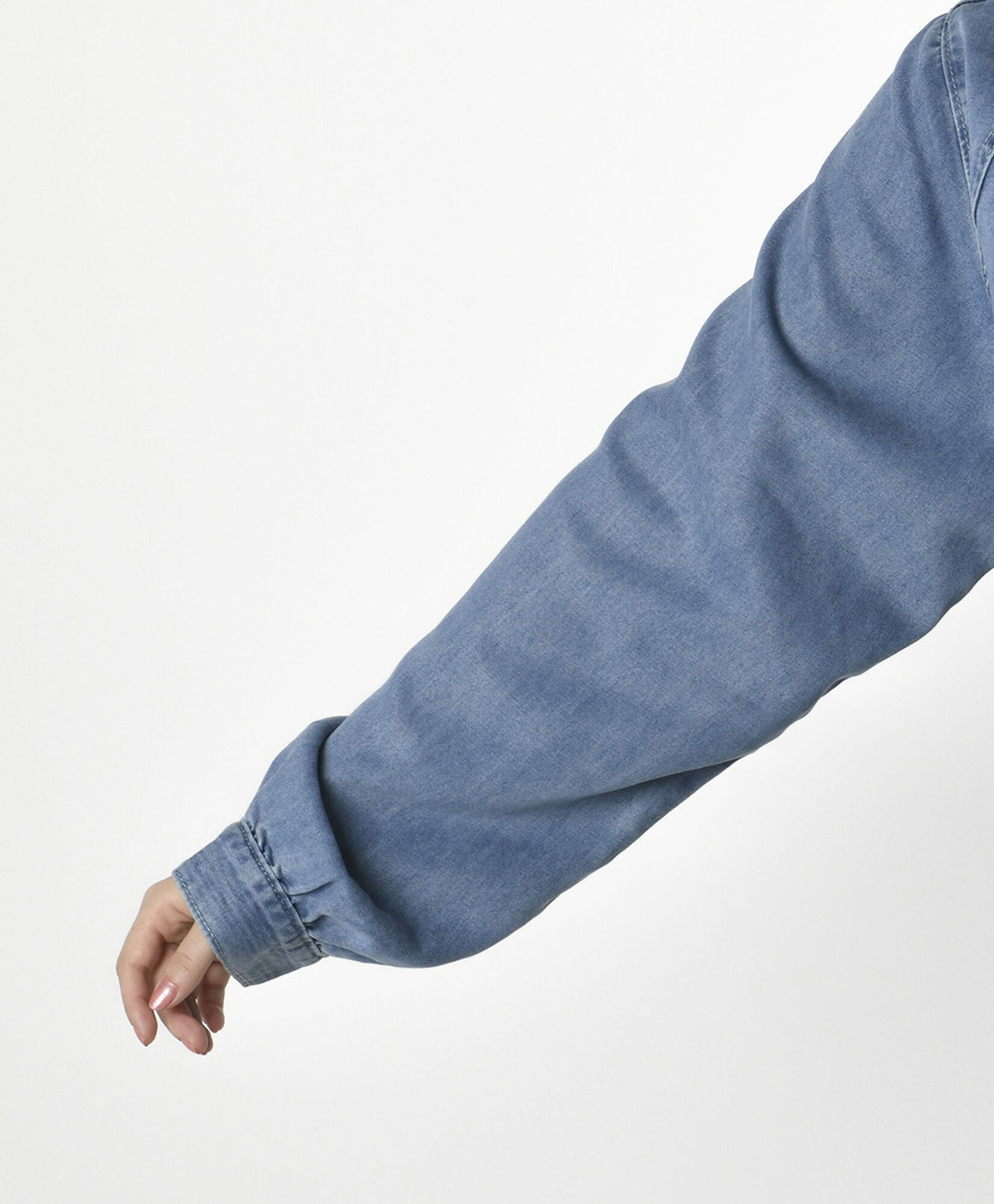 Blusa mujer denim doble bolsillo Blusa mujer denim doble bolsillo