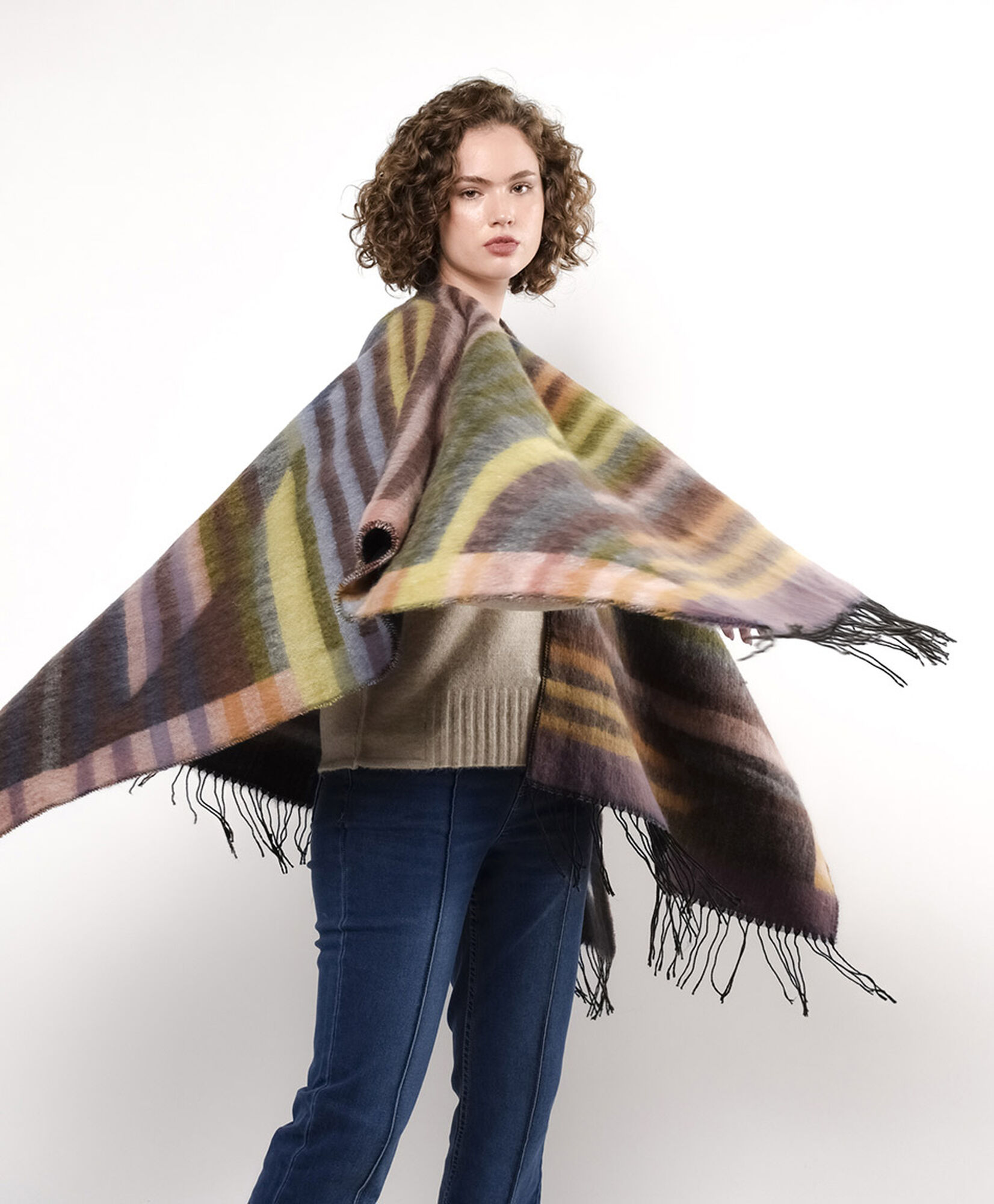 Poncho mujer colores Poncho mujer colores