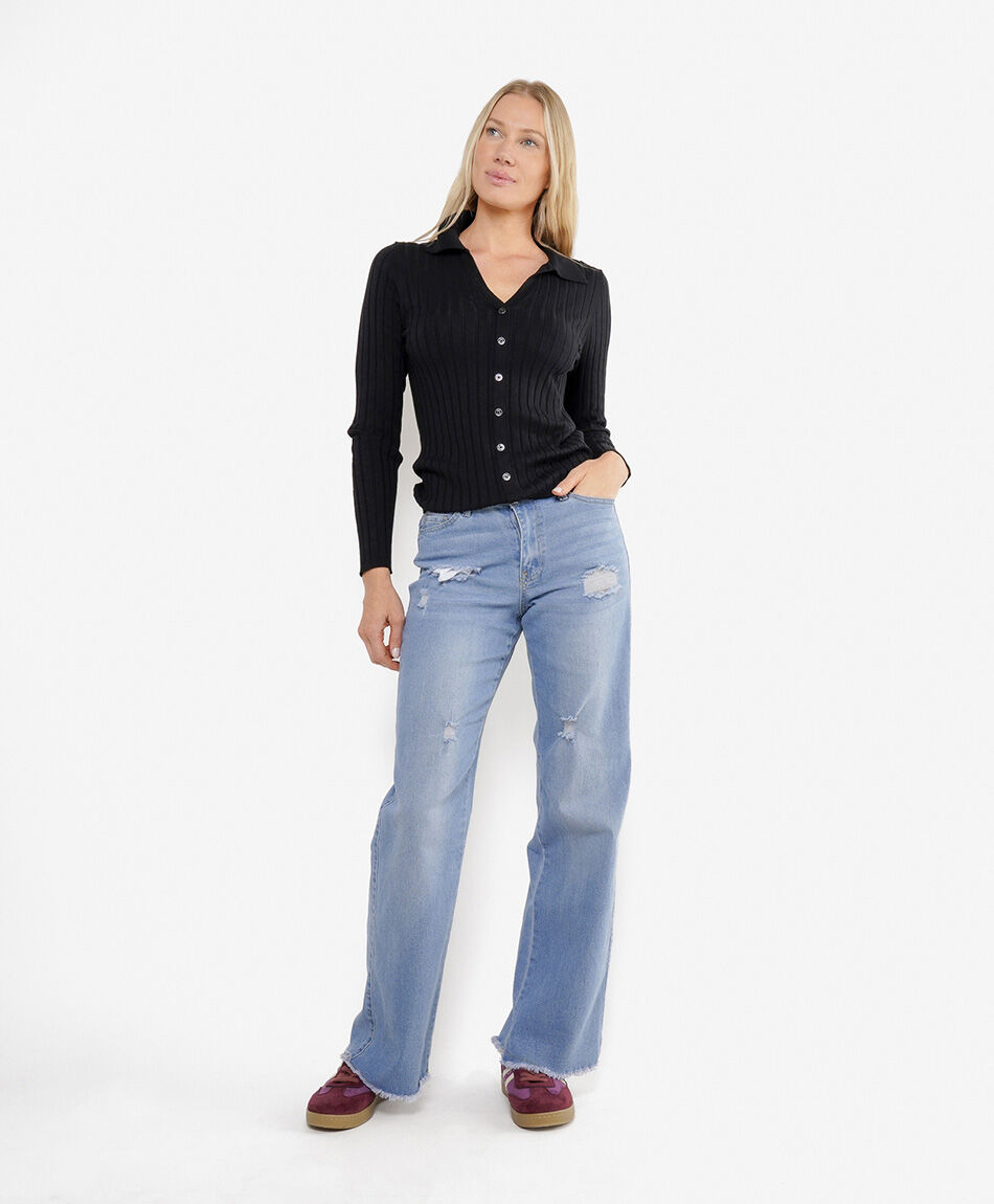 Jeans mujer wide leg