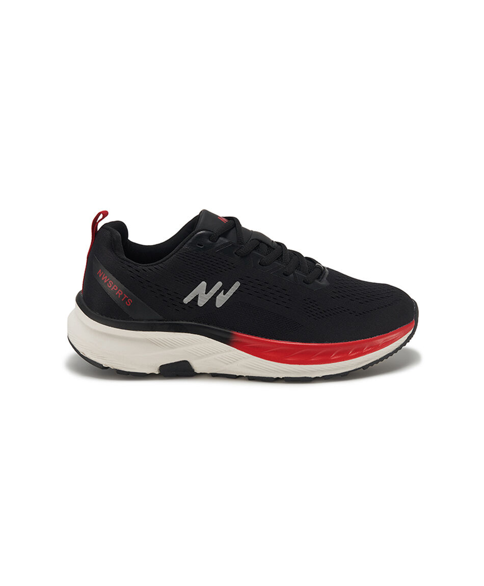 Zapatilla hombre plataforma roja