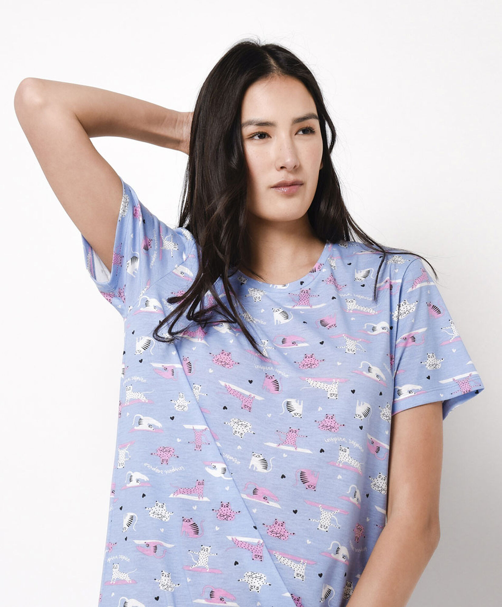 Camisola mujer gato yoga Camisola mujer gato yoga