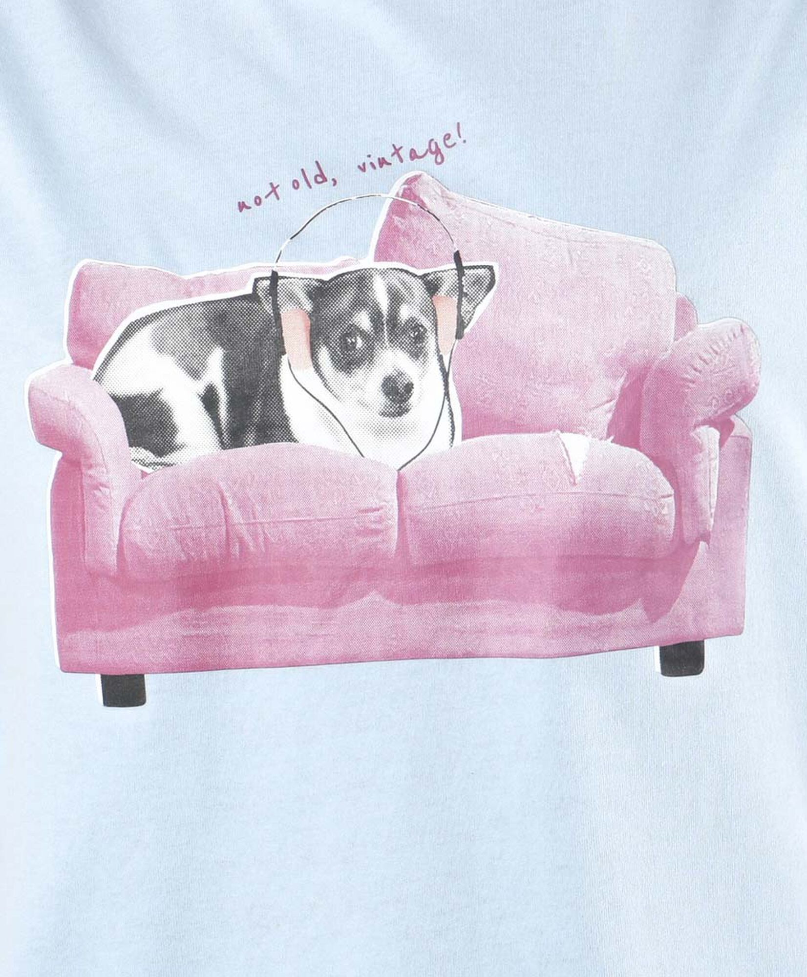 Polera mujer estampado sofá perrito Polera mujer estampado sofá perrito