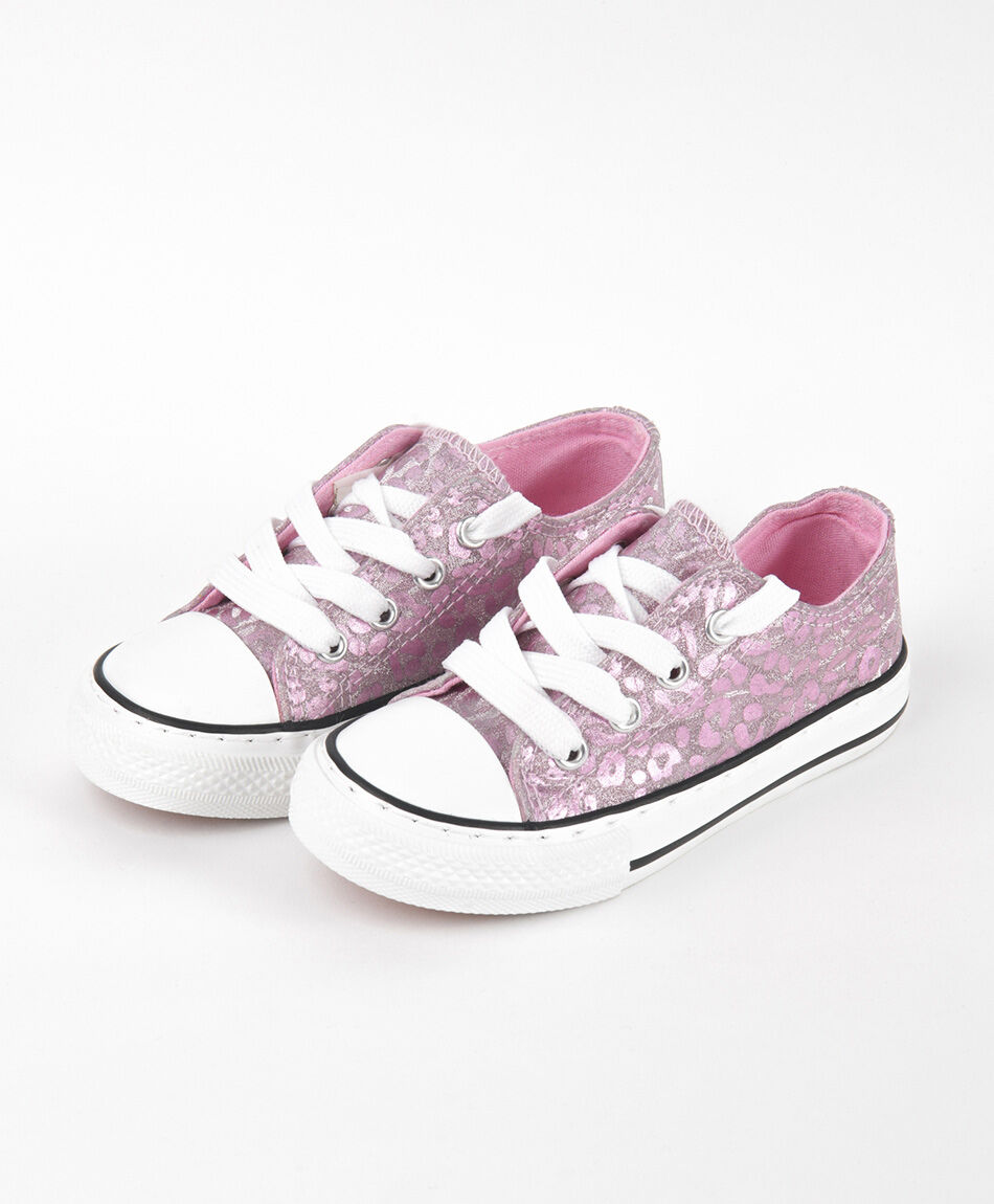 Zapatilla ni&ntilde;a (26 a 31) animal print pink