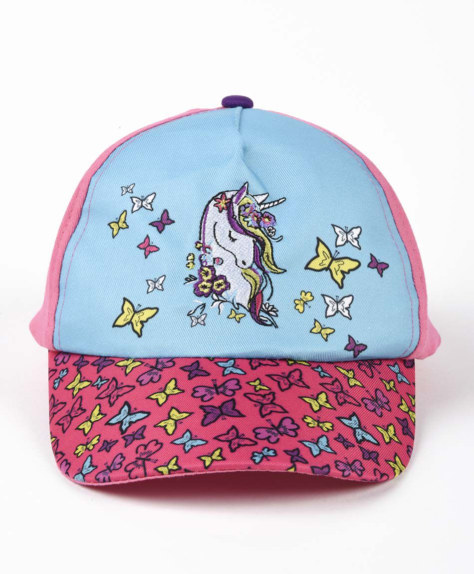 Jockey ni&ntilde;a unicornio y mariposas