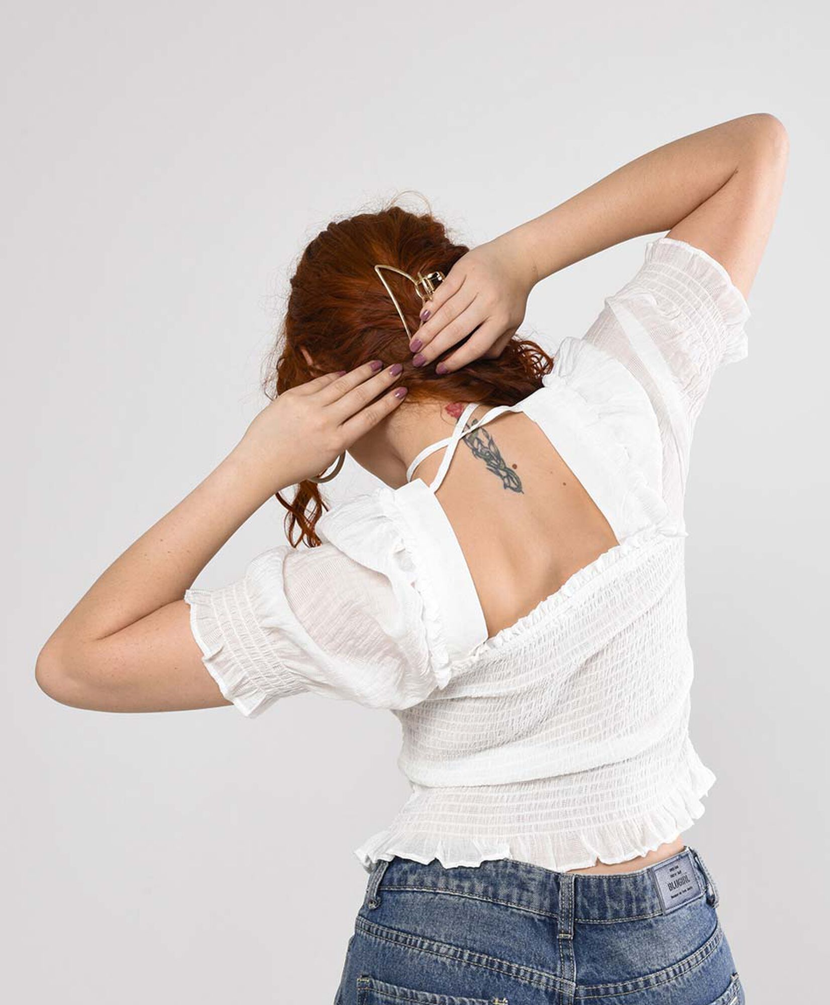 Blusa mujer elasticada Blusa mujer elasticada