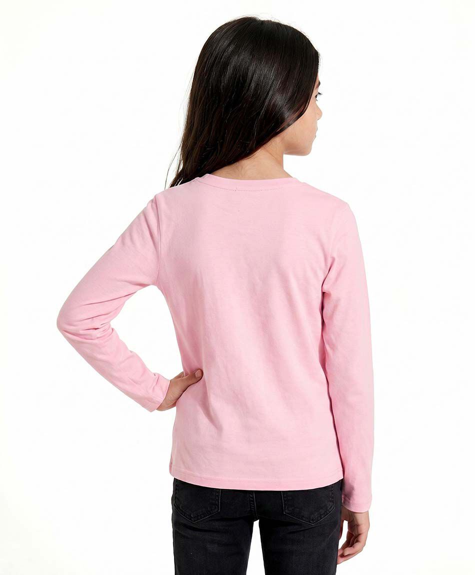 Polera ni&ntilde;a manga larga look