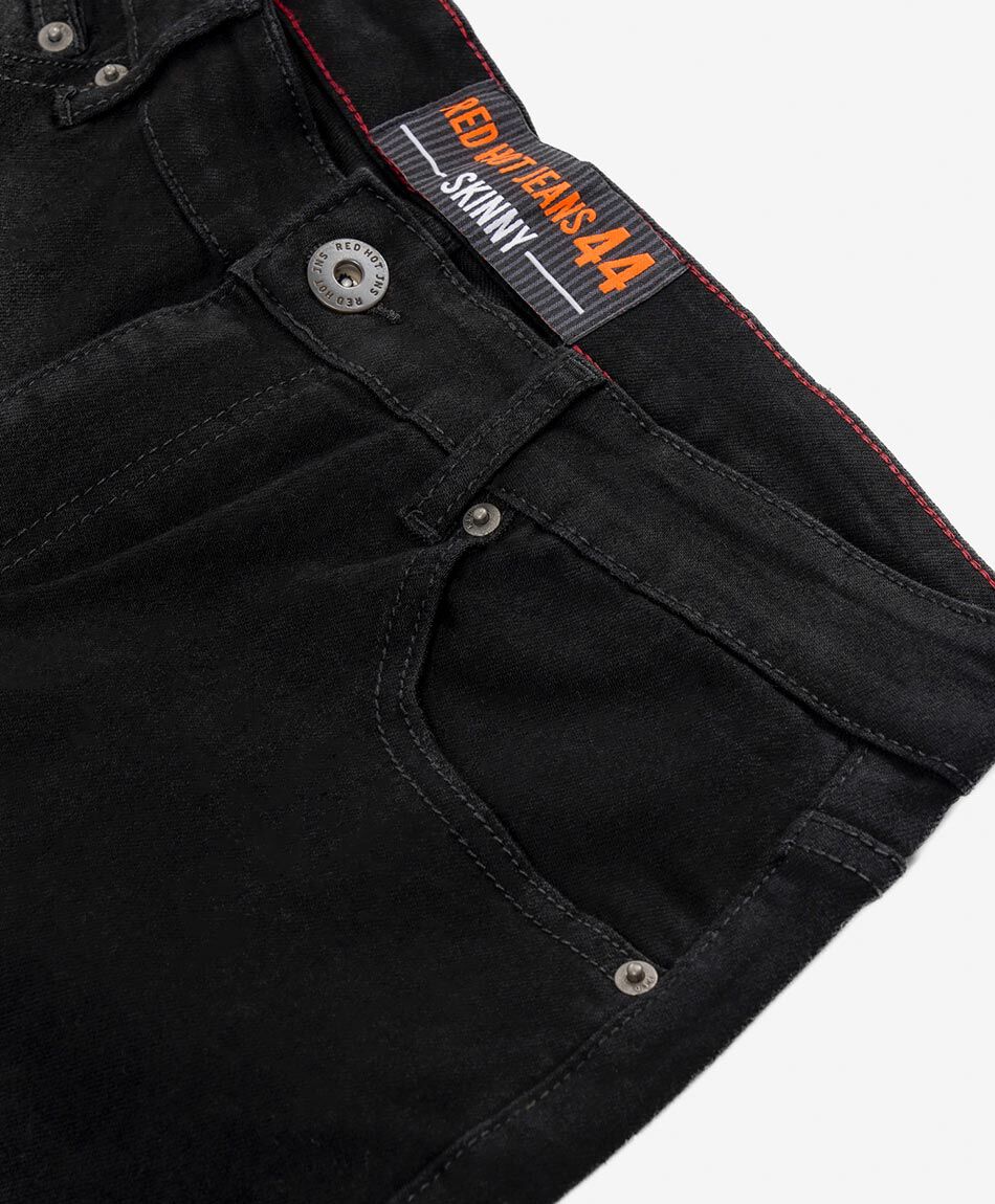 Jeans hombre black skinny