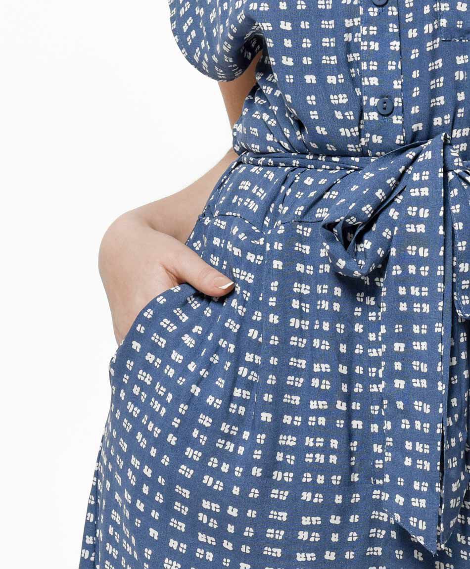 Enterito mujer lazo print