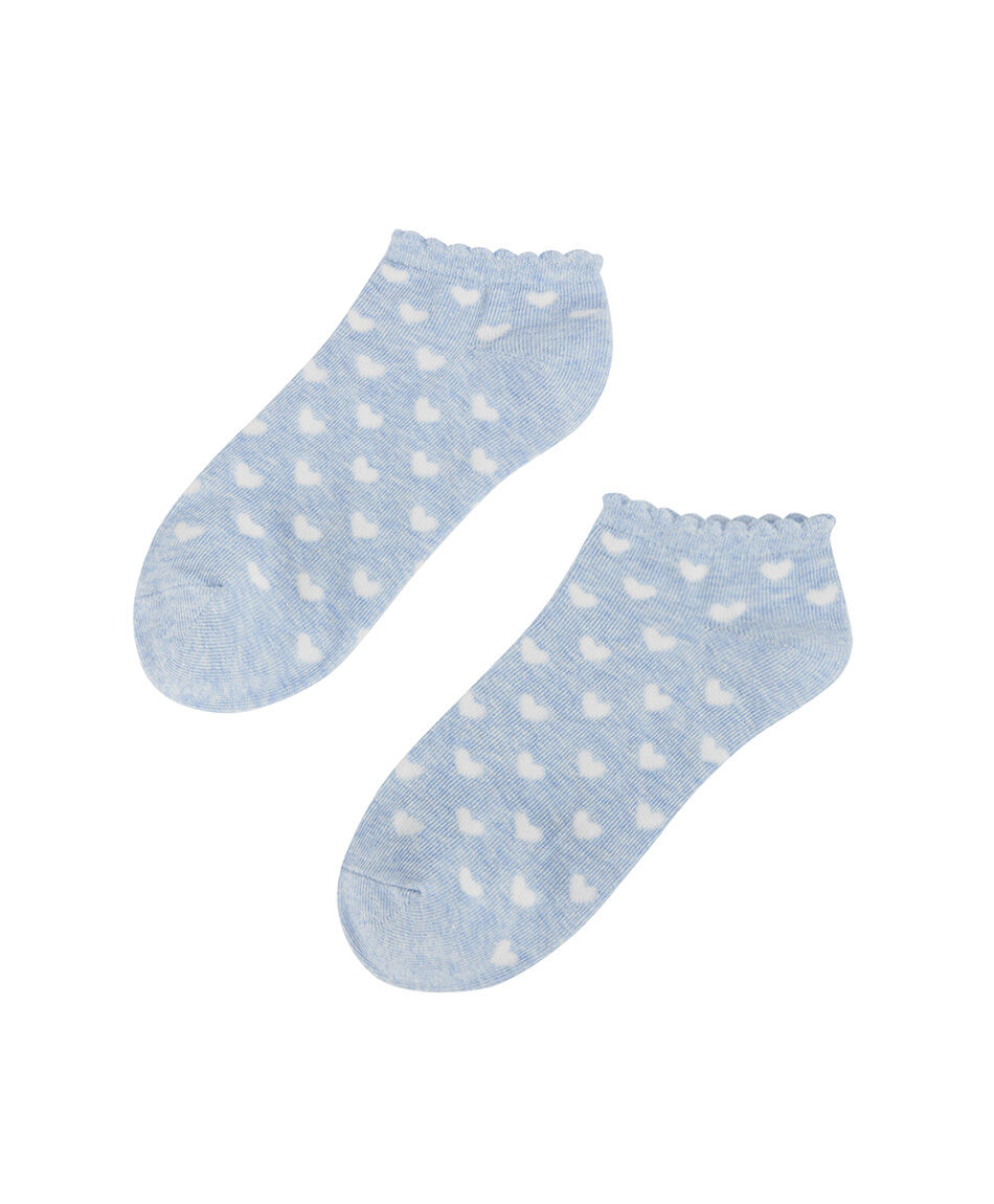 Pack 5 calcetines mujer corazones