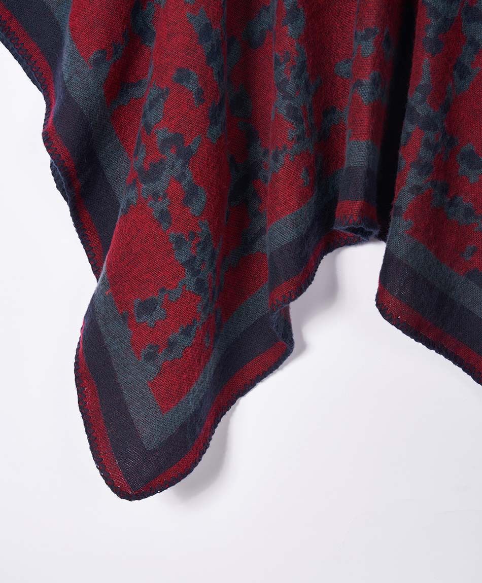 Poncho mujer dise&ntilde;o abstracto