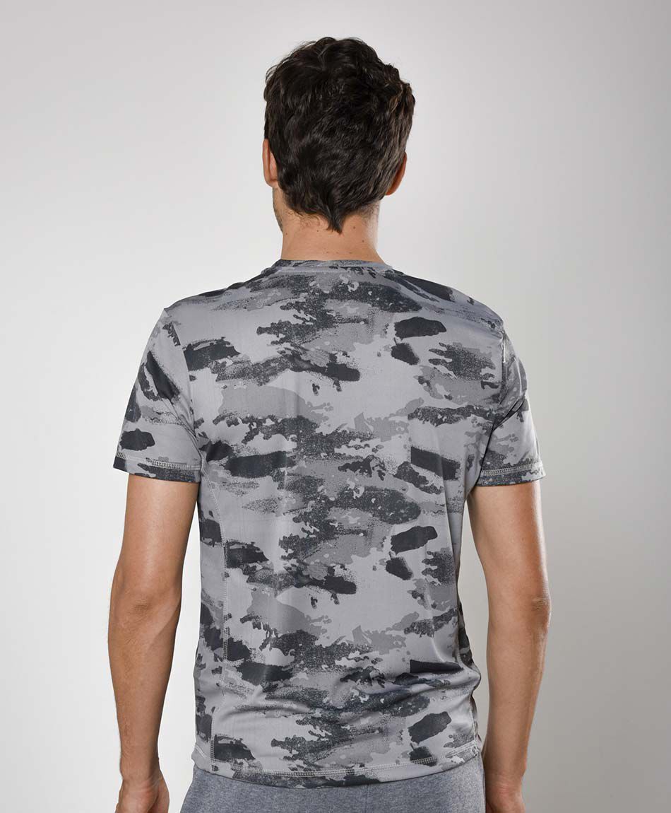 Polera deportiva manga corta cuello redondo