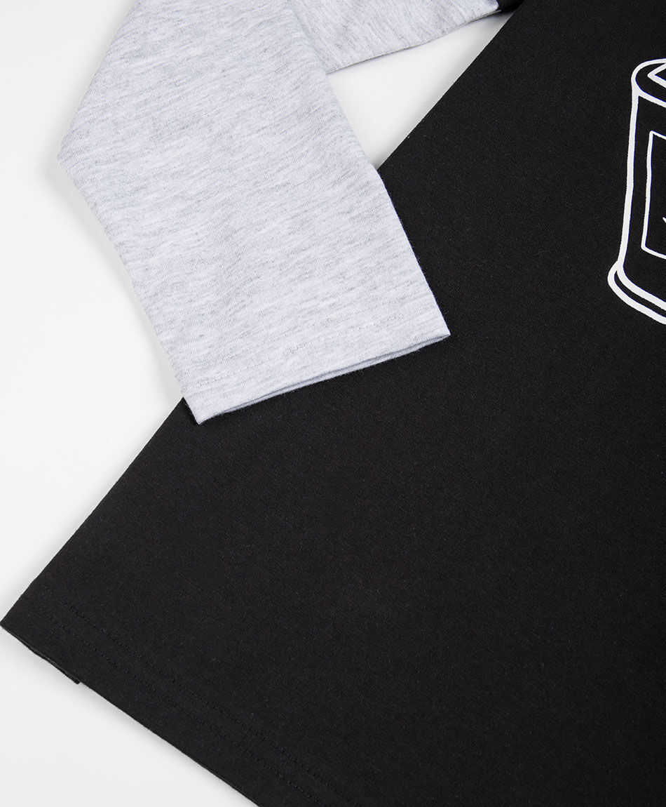 Polera ni&ntilde;o estampado un the risk