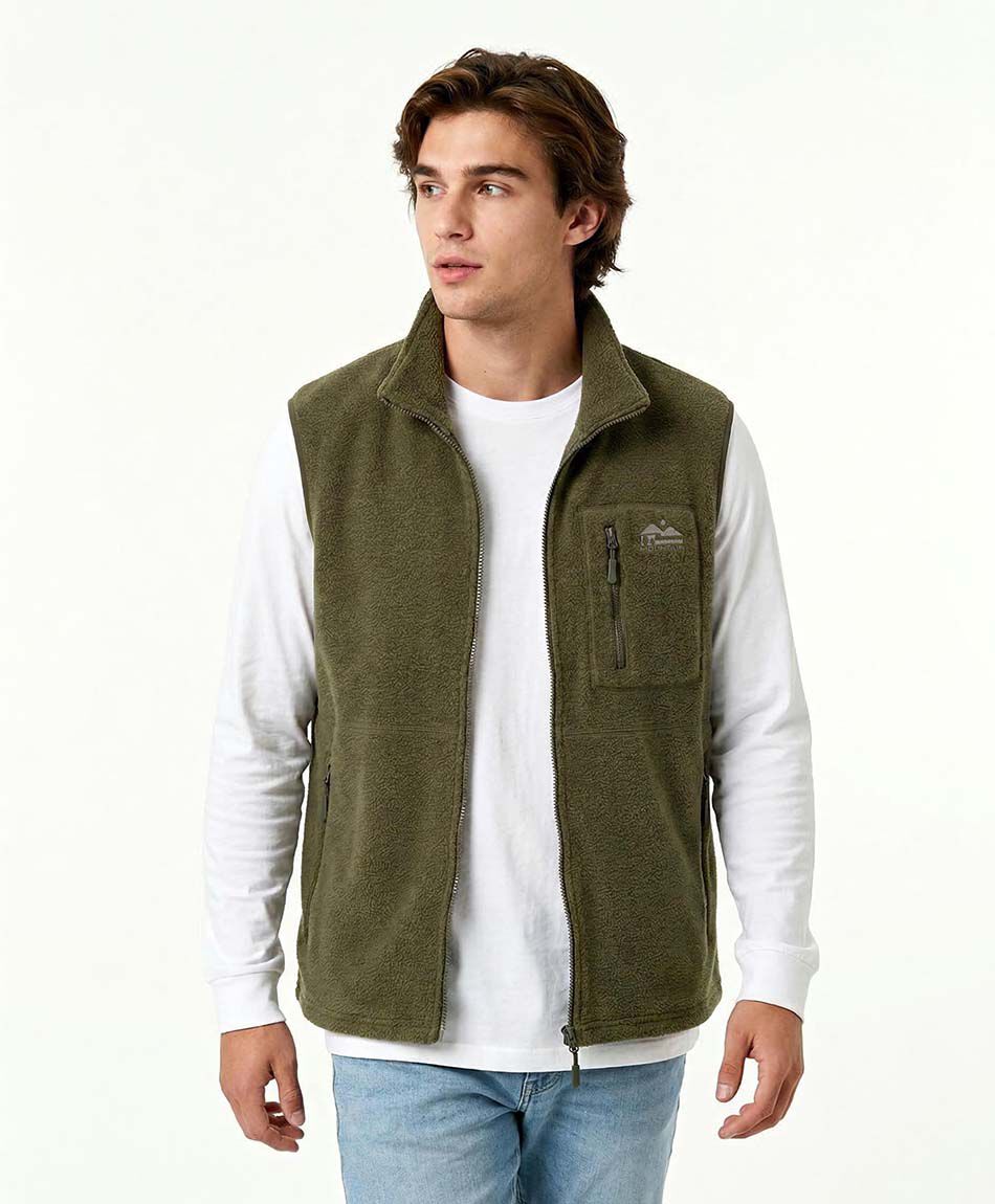 Poler&oacute;n hombre sin mangas mountain green