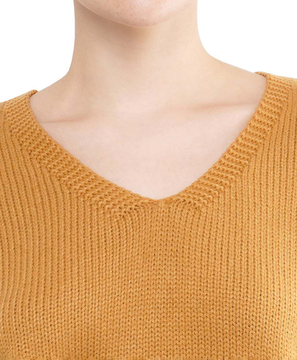 Sweater mujer lana orange