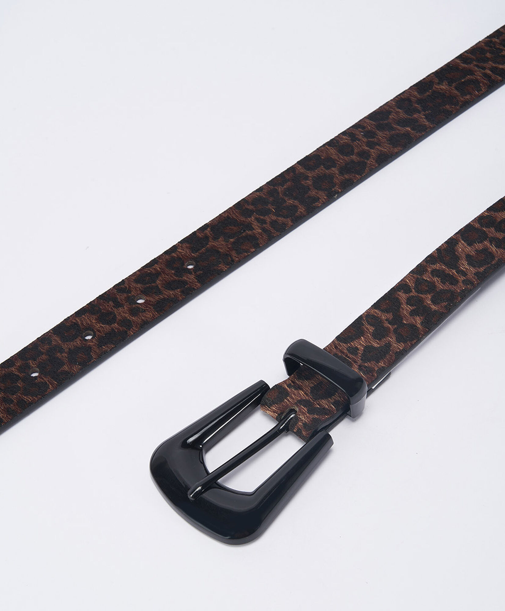 Cinturón mujer animal print black Cinturón mujer animal print black