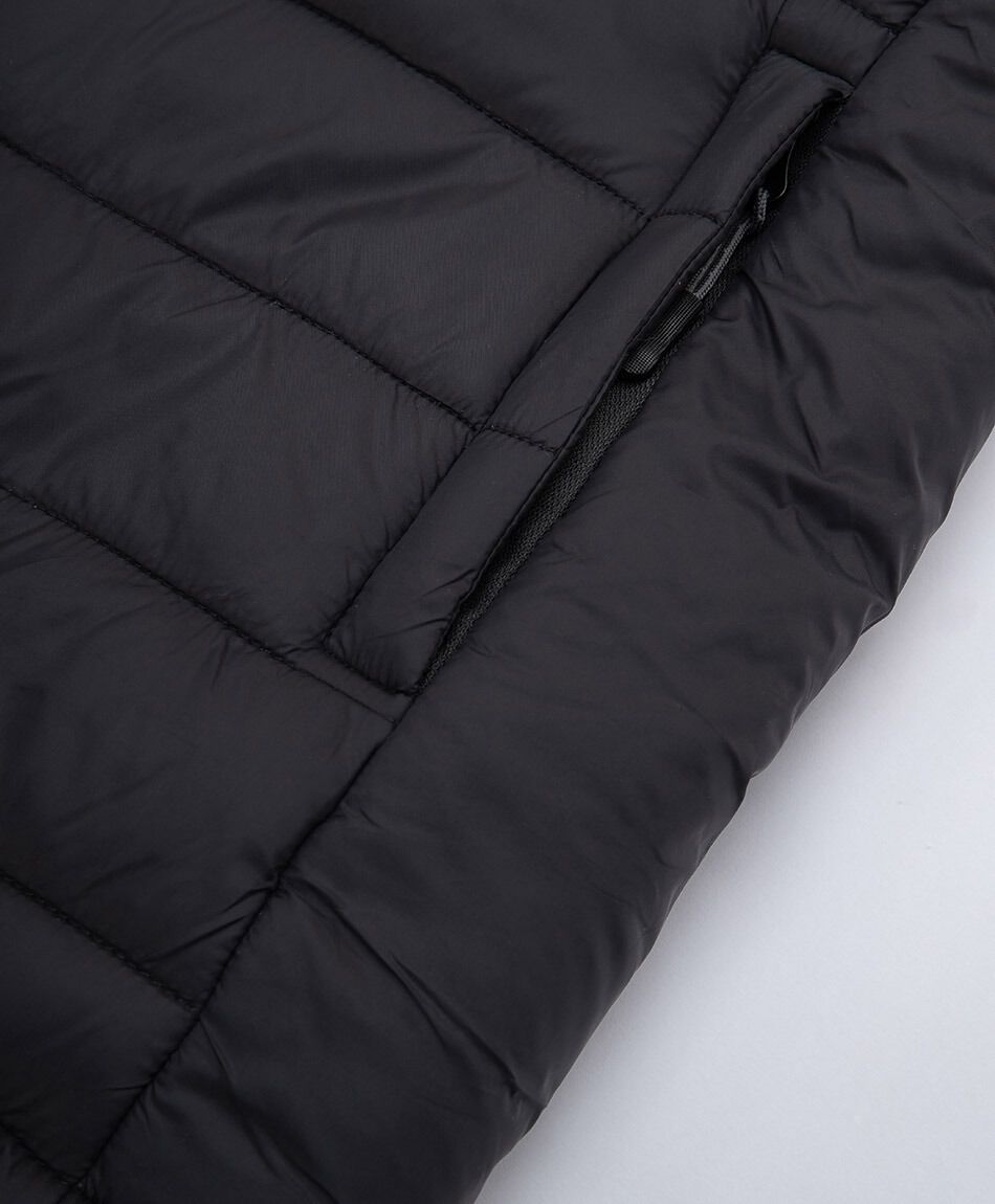 Parka deportiva hombre sin mangas negro