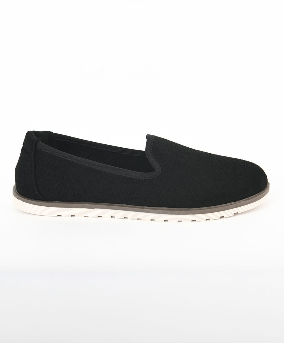 Mocas&iacute;n mujer gamuza